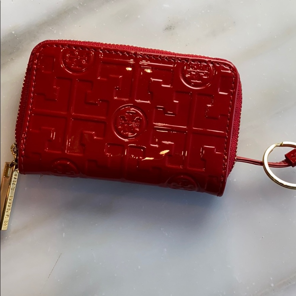 Tory Burch keychain wallet